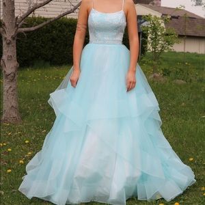 BLUE PROM DRESS